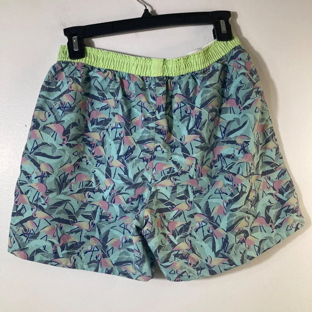 Mens Southern Marsh Hanover Boxer Pink Flamingos Green S Cotton‎